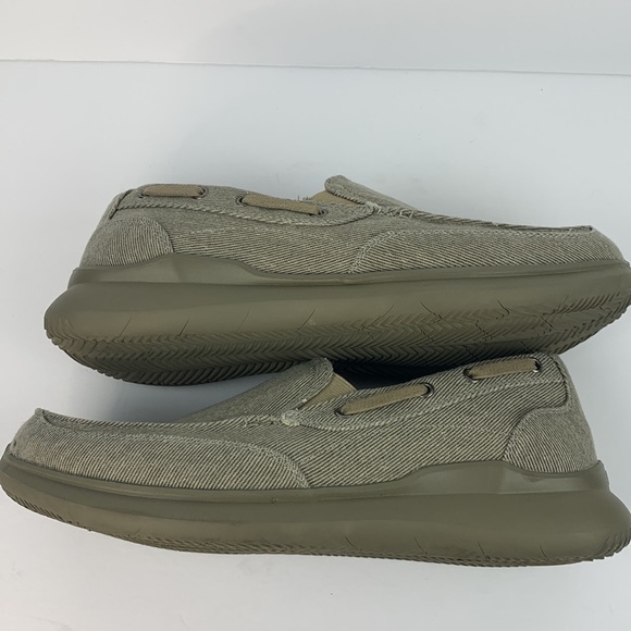 Propet mens tan canvas slip on shoes size 9 XX(5E) - Picture 11 of 12